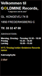 Mobile Screenshot of goldminerecords.dk